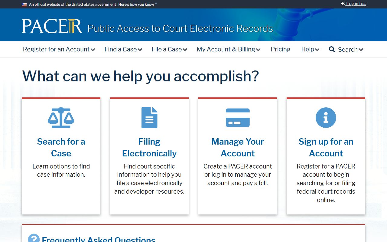 Perry County Circuit Court PACER federal record access