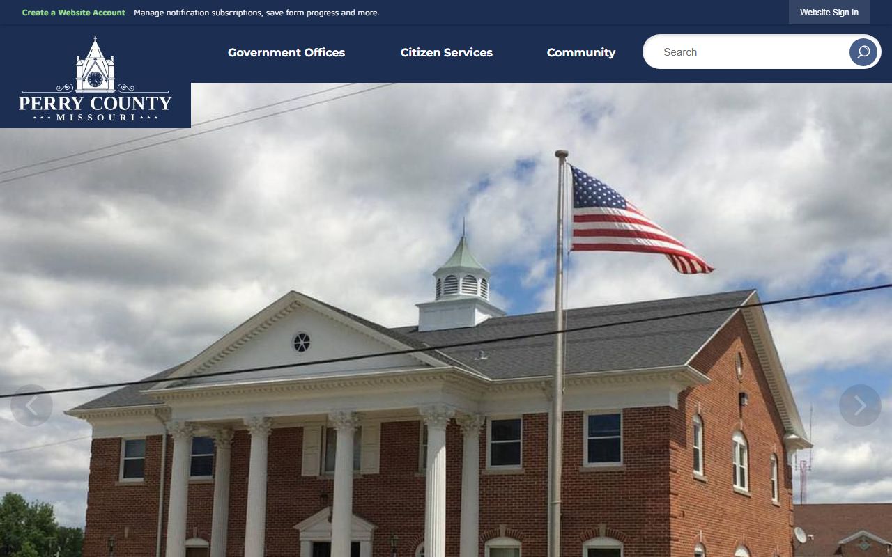 Perry County court records county homepage