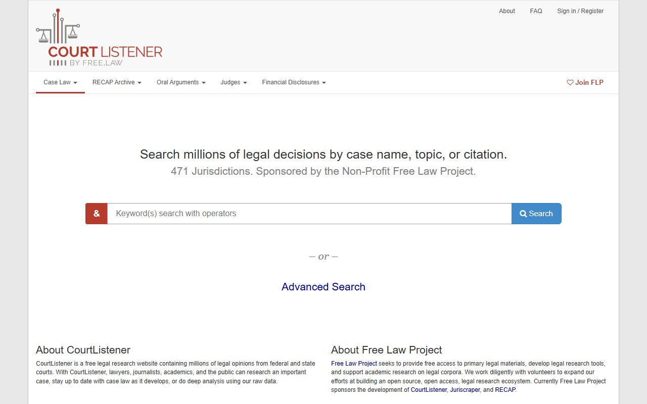 Perry County court records CourtListener research portal